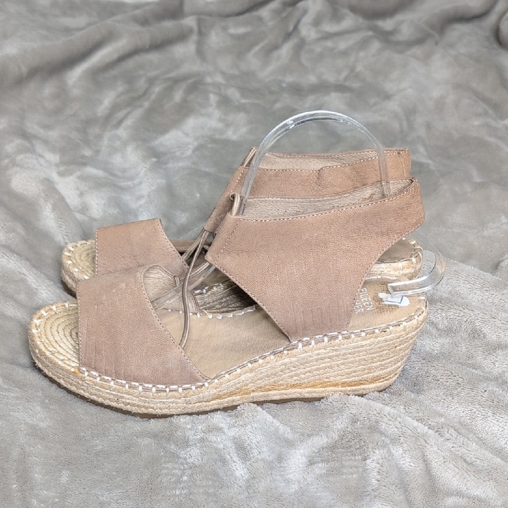 Eileen Fisher Brown Espadrilles with Comfort and Style Size 10 - Picture 6 of 13